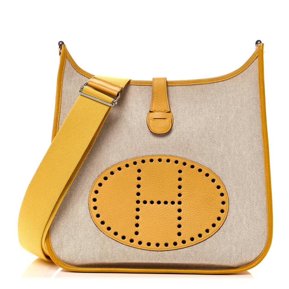 Hermes Toile Taurillon Clemence Evelyne #261439H17B